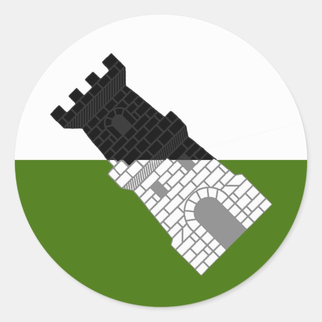 Barony of Settmour Swamp Populace Badge Classic Ro Round Sticker (Front)