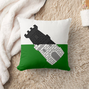 Barony of Settmour Swamp populace badge Throw Pill Pillow
