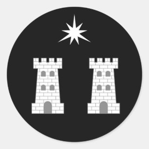 Barony of Stargate Populace Badge Classic Round Sticker
