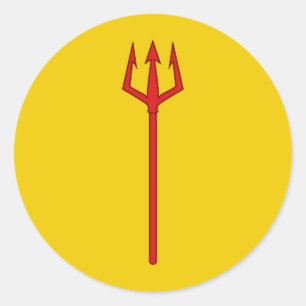 Barony of Stromgard Populace Badge Classic Round Sticker