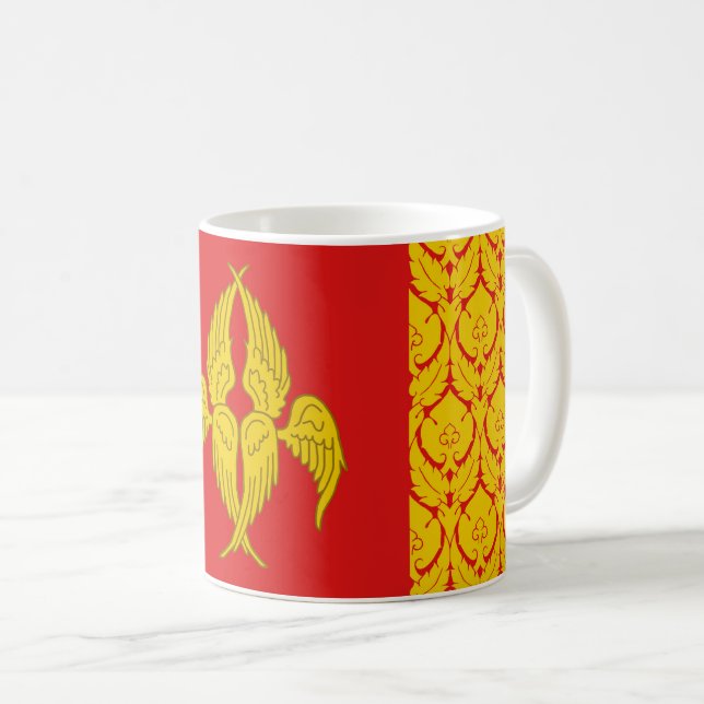 Barony of the Angels Populace Badge Café Mug (Devant droit)