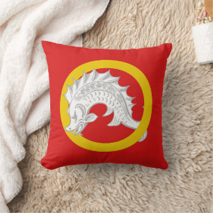 Barony of the Far West Populace Badge Throw Pillow