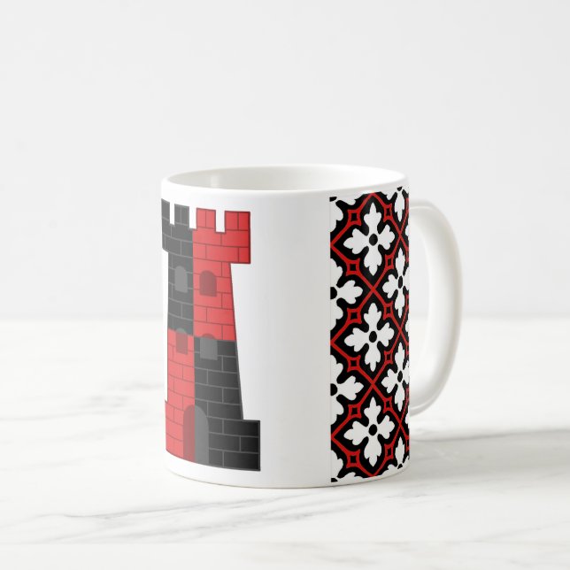 Barony of the Lonely Tower Populace Badge Coffee Mug (Front Right)