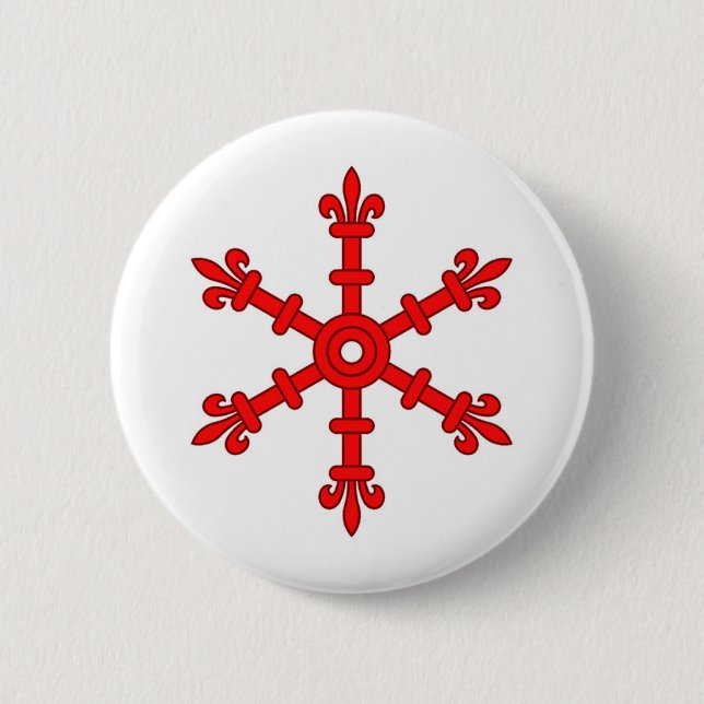 Barony of Wintermist Populace Badge 2 Inch Round Button (Front)