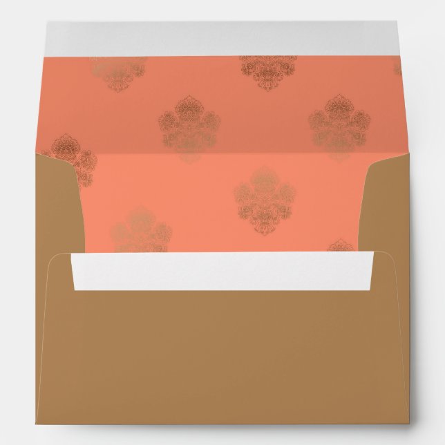 Baroque And Peonies - Envelop Envelope (Back (Bottom))