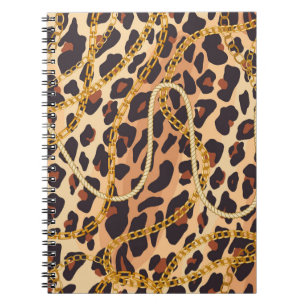 Baroque Animal Print, Chain Design Notebook