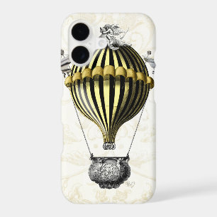 Baroque Balloon Black Yellow