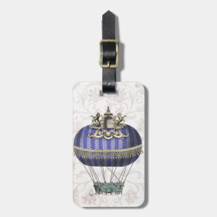 Baroque Balloon With Temple Luggage Tag