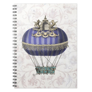 Baroque Balloon With Temple Notebook