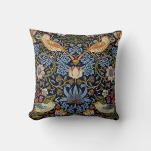 Baroque Birdies Throw Pillow