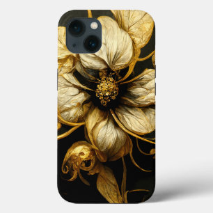 Baroque Black & Gold Floral Phone Case