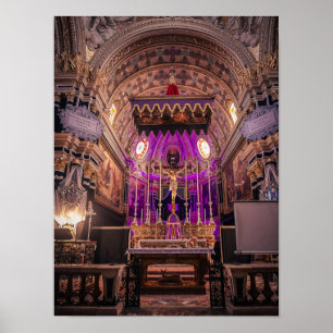 Baroque Brilliance: The Lenten Altar of Naxxar Poster