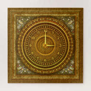 Baroque clock 676 piece puzzle