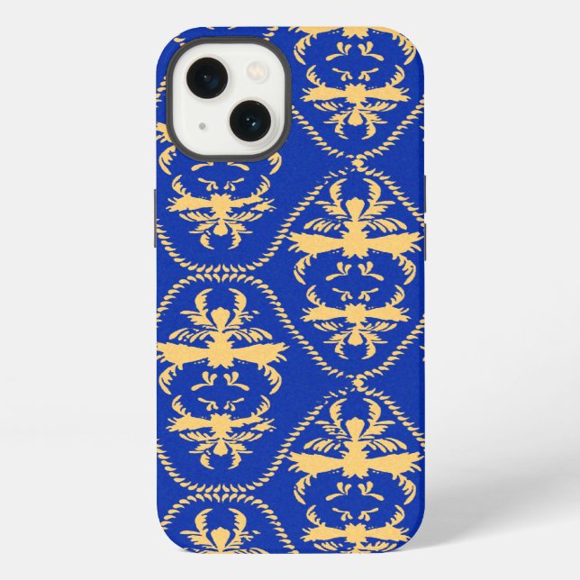 Baroque Damask #5 @ Sonoletre iPhone Case (Back)