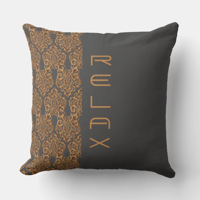 Baroque Damask - Coussin (Recto)