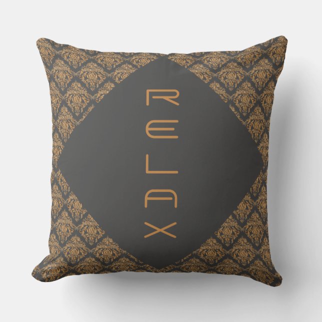 Baroque Damask - Coussin (Recto)