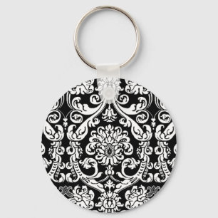 Baroque Damask Keychain