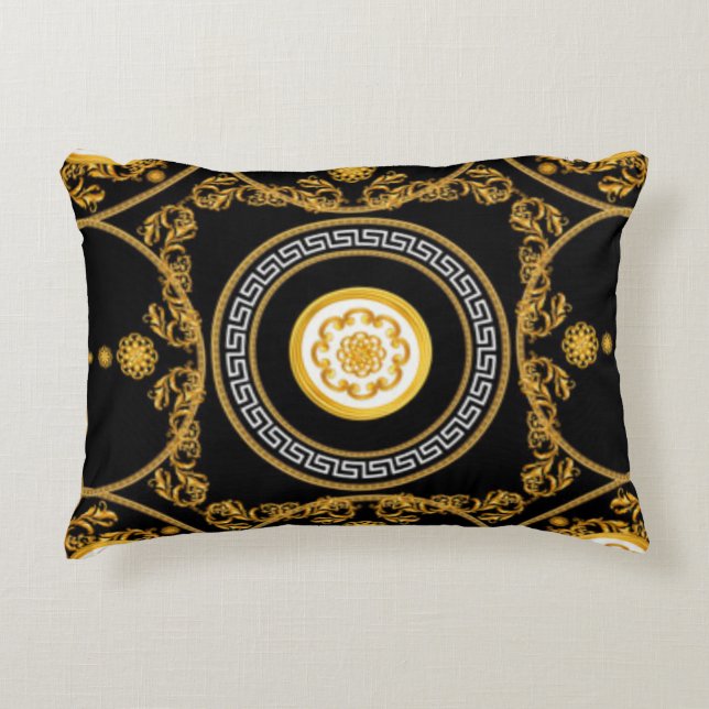 Baroque Design Accent Pillow (Front)