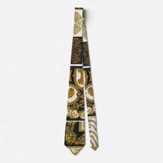 Baroque design lumbar pillow tie