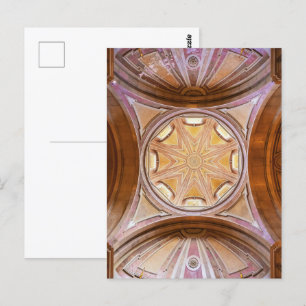 Baroque dome of the Santo Antonio de Lisboa Church Postcard