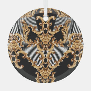 Baroque doré, décoration complexe.