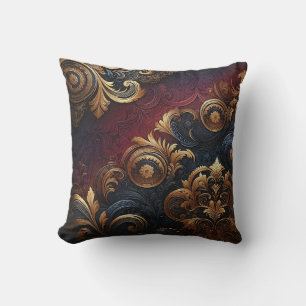 Baroque Elegance Throw Pillow