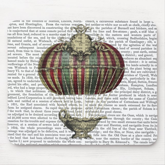 Baroque Fantasy Balloon 4 Mouse Pad (Front)
