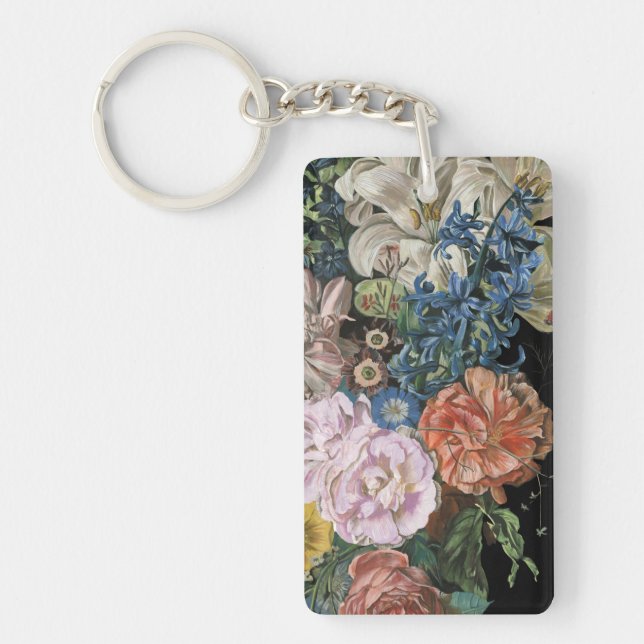 Baroque Floral - Bouquet Keychain (Front)