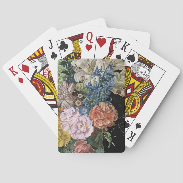 Baroque Floral - Bouquet Playing Cards (Back)