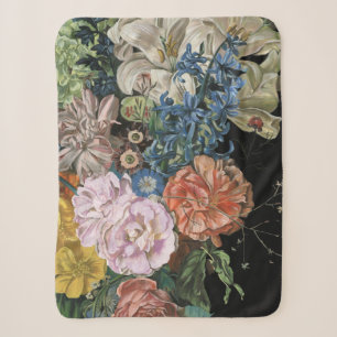 Baroque Floral - Bouquet Sherpa Blanket
