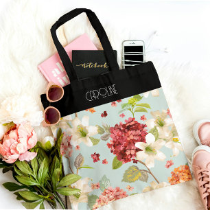 Baroque Floral Grace Trendy Stlish  Tote Bag