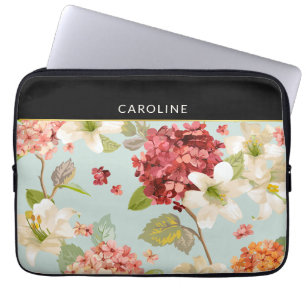 Baroque Floral Grace Trendy Stylish Laptop Sleeve