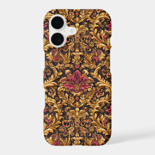 Baroque Floral Royal avec Ornement Doré
