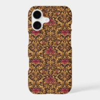 Baroque Floral Royal avec Ornement Doré