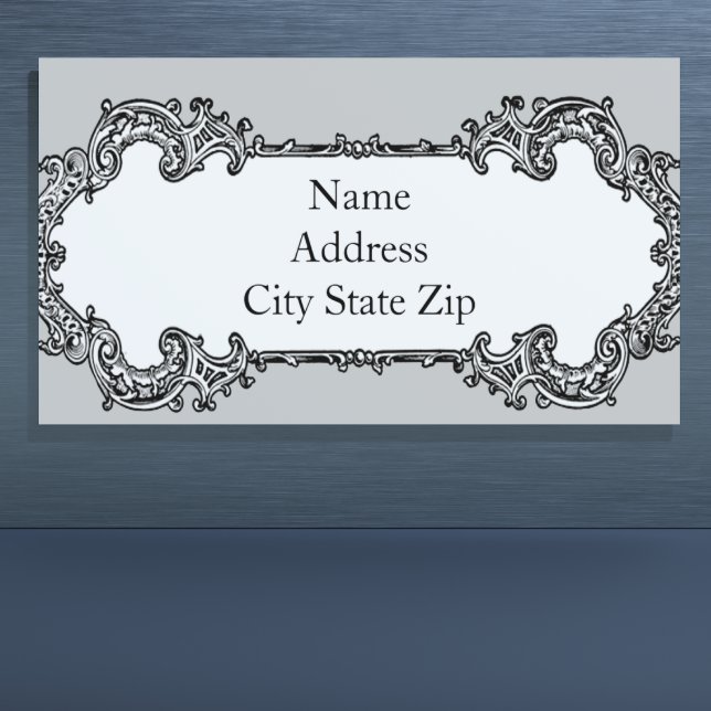 Baroque Frame Address Label (Creator Uploaded)