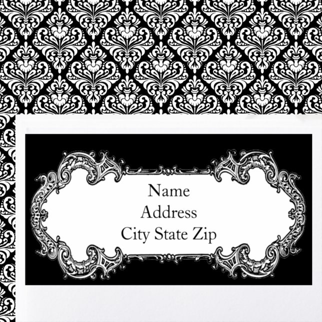 Baroque Frame Address Label (Creator Uploaded)