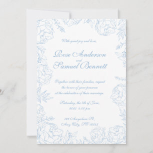 Baroque Frame Wedding Invitation