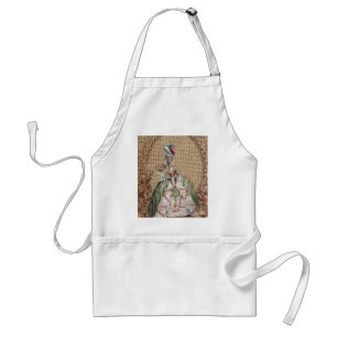 baroque french country burlap Marie Antoinette Standard Apron