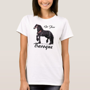 Baroque Friesian Shirts, Customizable T-Shirt