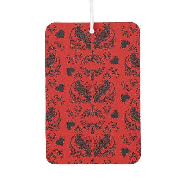 Baroque Gothic Pattern Air Freshener (Front)
