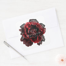 Baroque Gothic Peonies Wedding