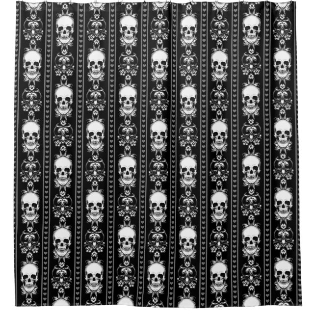 Baroque Gothic Skull Stripe (Front)