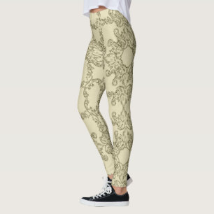 baroque grange pattern. leggings