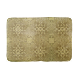 baroque grunge texture bath mat
