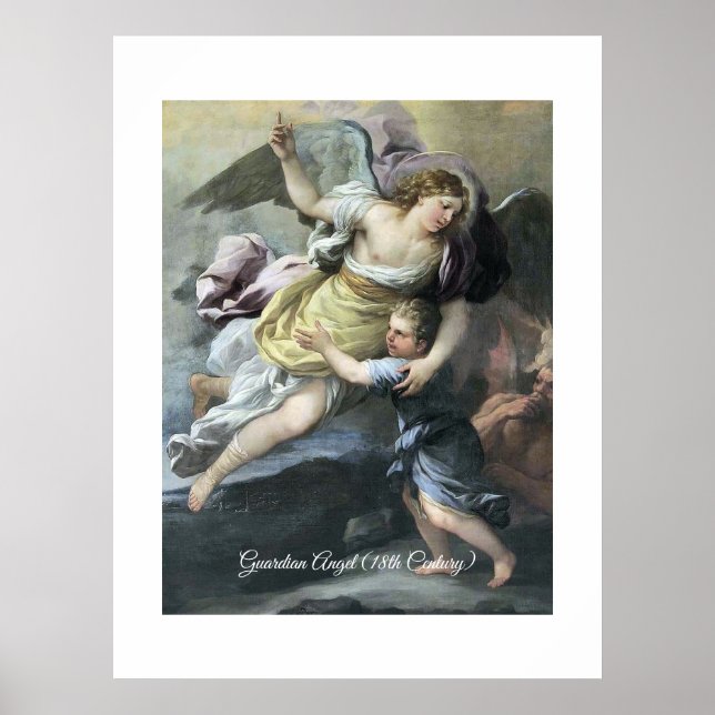 Baroque Guardian Angel Poster (Front)