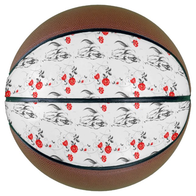 Baroque Horse Basketball (Front)