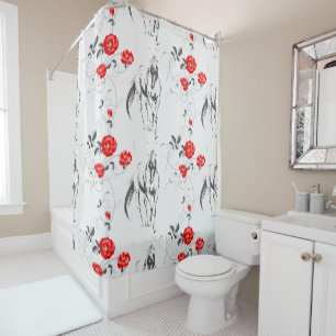 Baroque Horse Shower Curtain