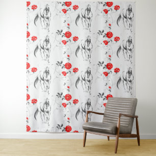 Baroque Horse Tapestry