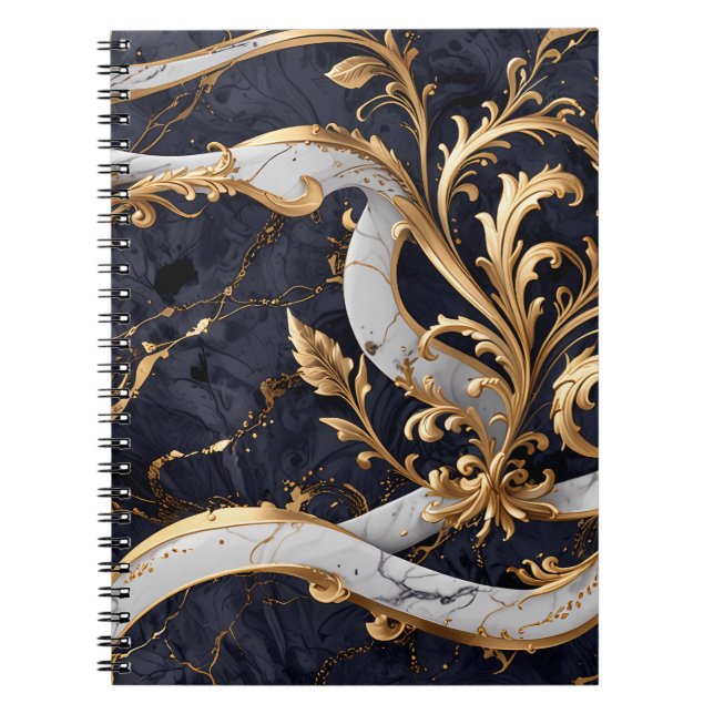Baroque Inspired Luxury Notebook (Front)