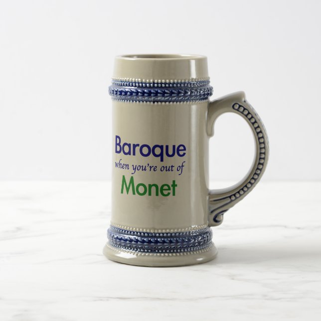 Baroque - Monet Beer Stein (Right)